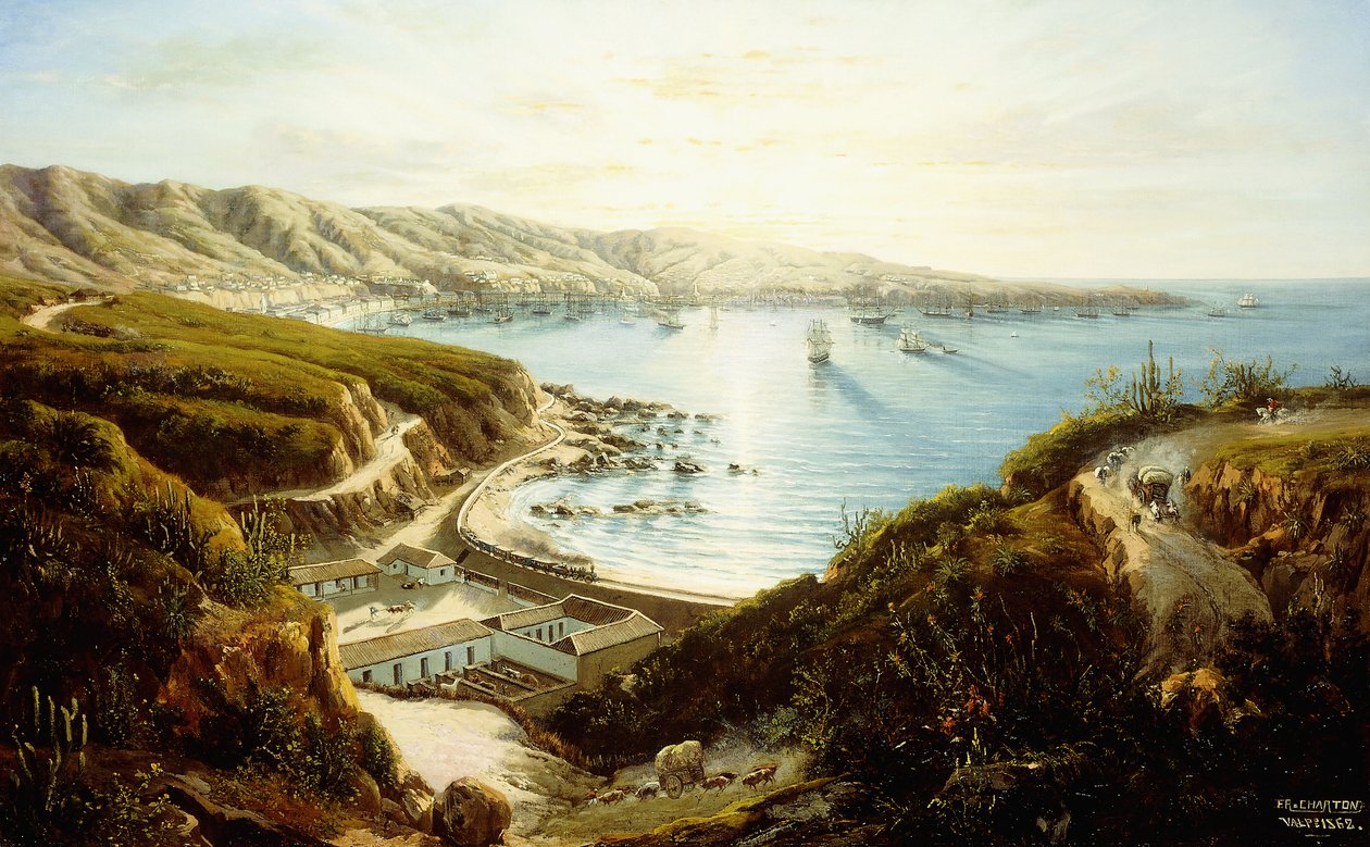 Valparaiso, 1862 von Ernest Charton