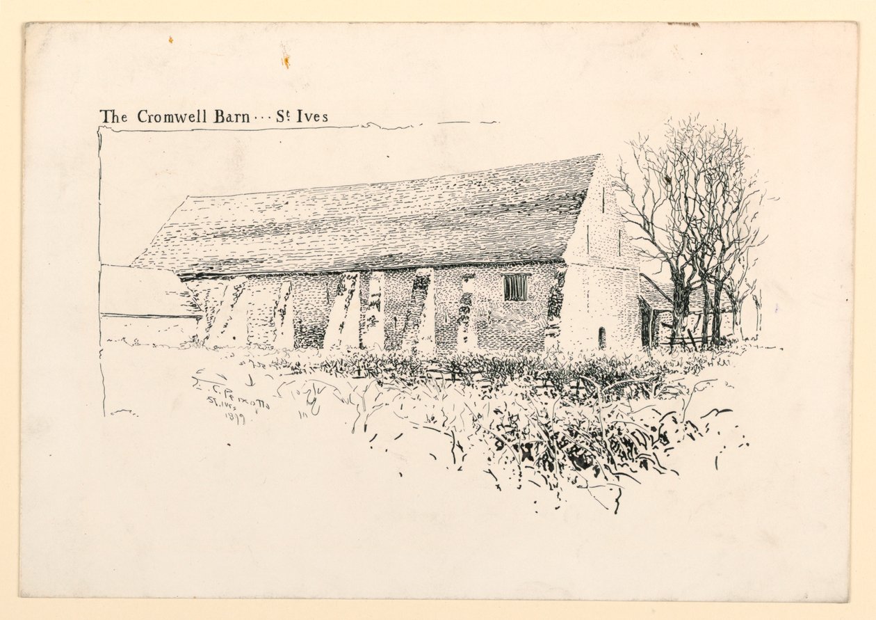 Die Cromwell-Scheune, St. Ives von Ernest Clifford Peixotto