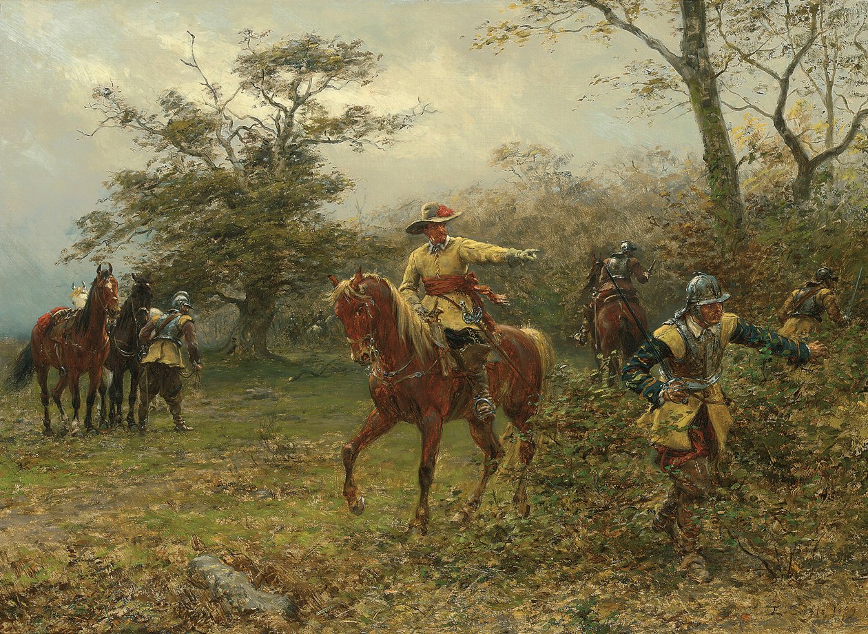 Die Boscobel-Eiche, 1889 von Ernest Crofts