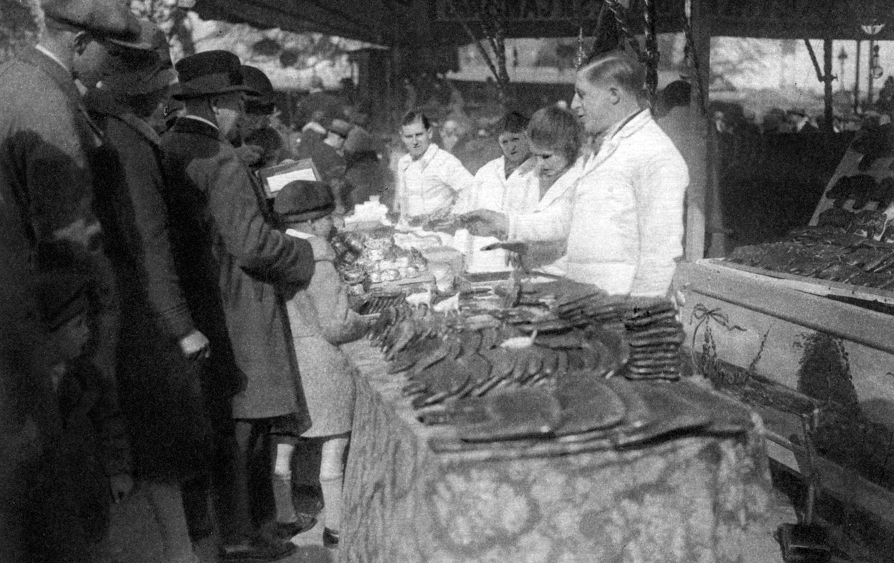 Lebkuchenverkäufer, Paris von Ernest Flammarion