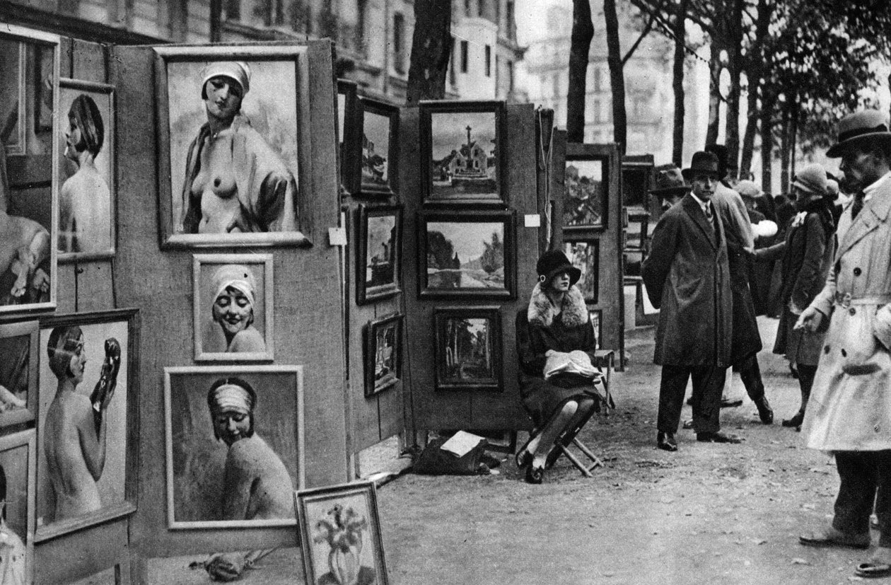 Gemälde zu verkaufen, Paris, 1931 von Ernest Flammarion