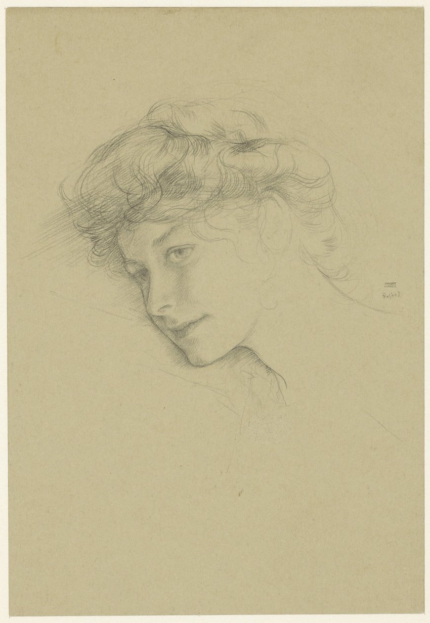 Porträt einer jungen Frau von Ernest Haskell