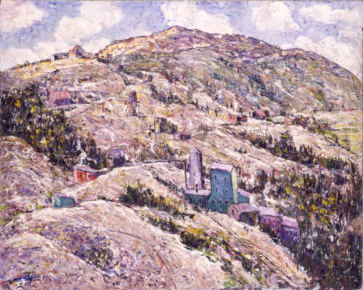 Goldabbau, Cripple Creek, 1929 von Ernest Lawson