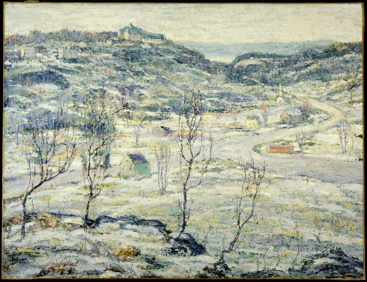 Harlem Valley, Winter von Ernest Lawson