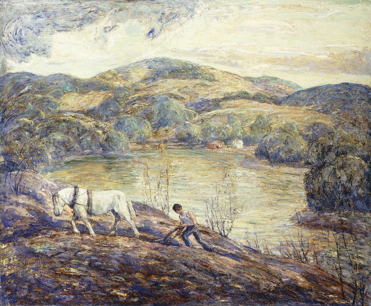 Pflügen von Ernest Lawson