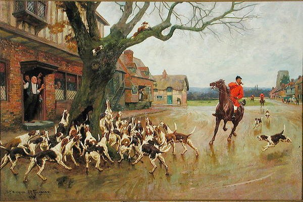 Ein Fuchs in Not von Ernest Pile Bucknall