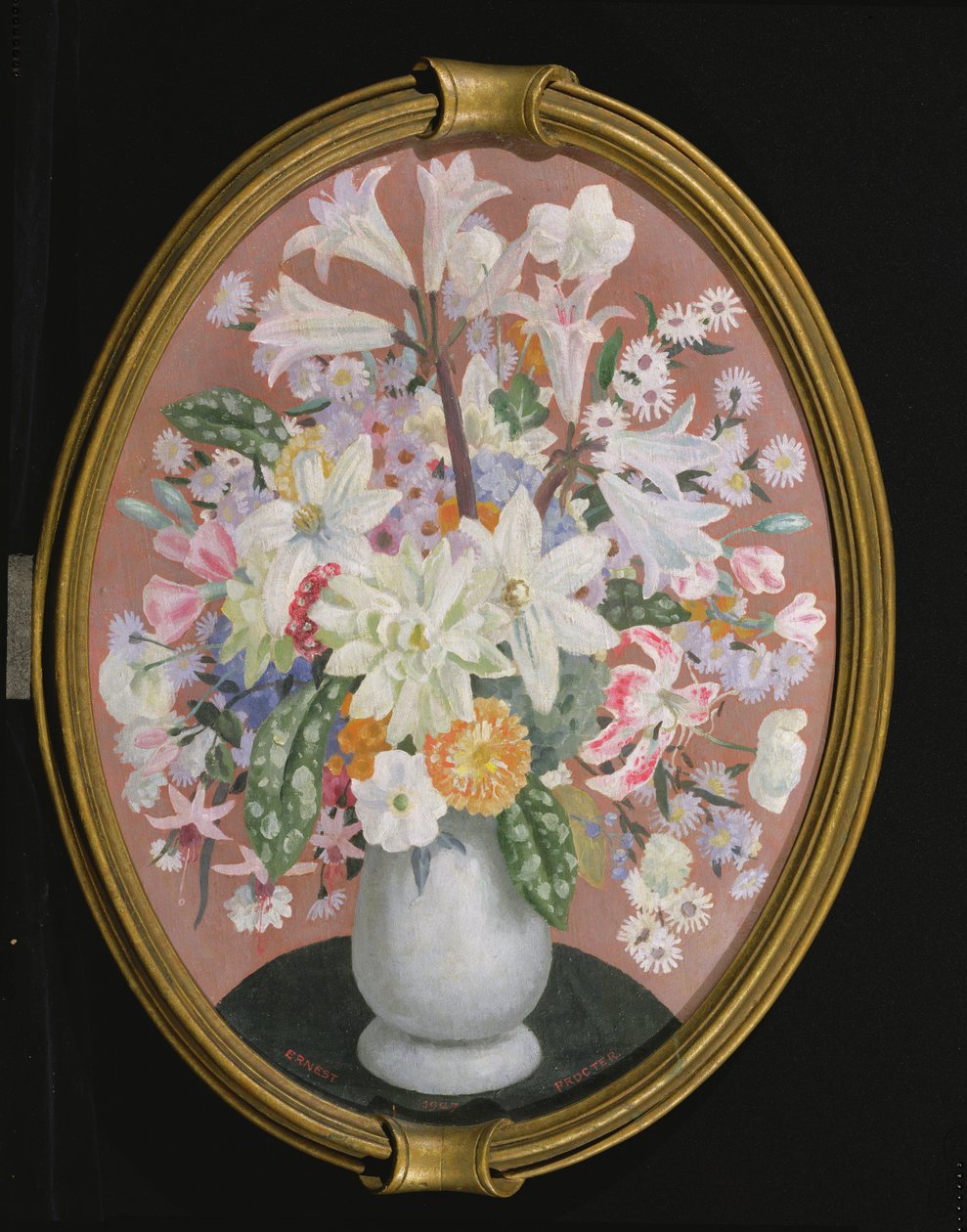 Blumen in einer Vase, 1927 von Ernest Procter