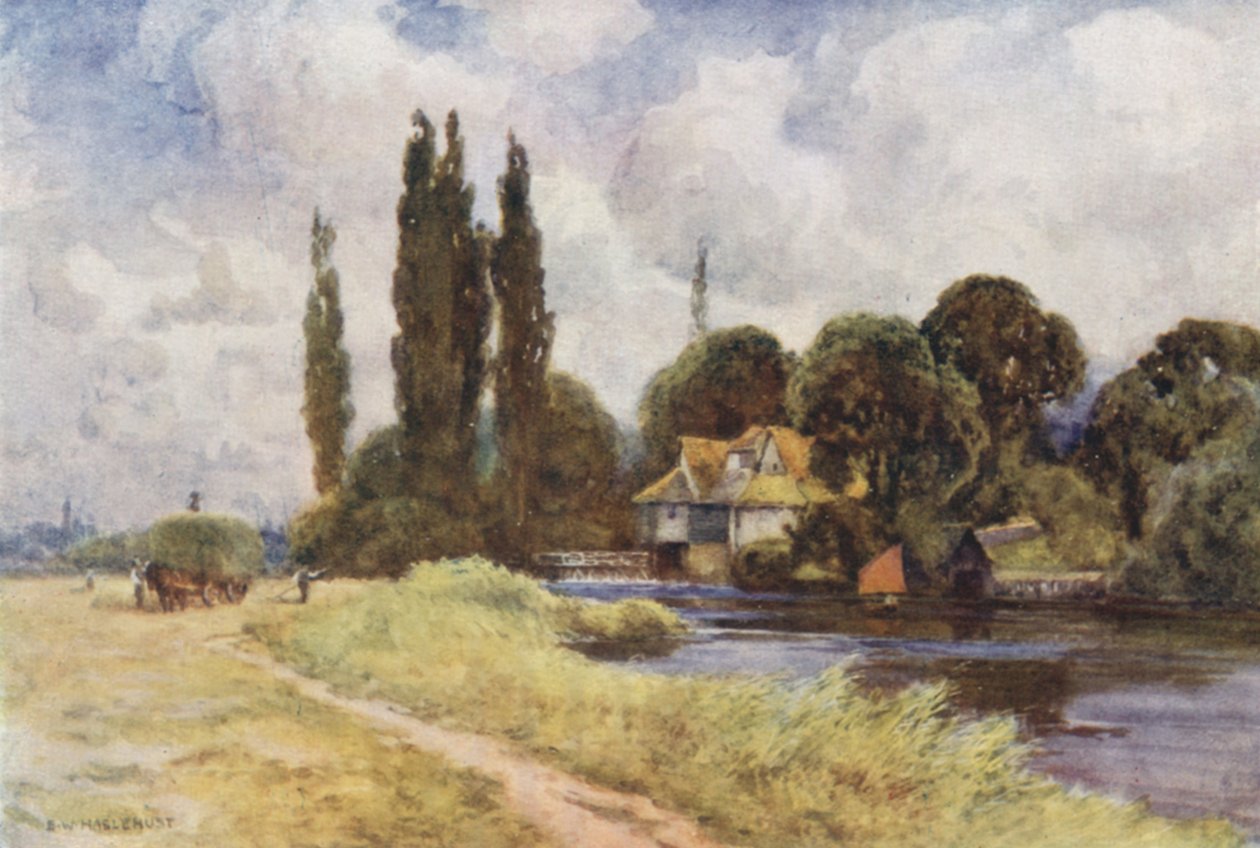 Iffley Mühle von Ernest William Haslehust