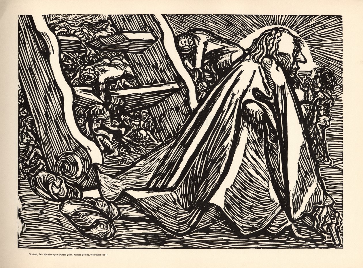 Die Wandlungen Gottes - 3 - Der göttliche Bettler von Ernst Barlach