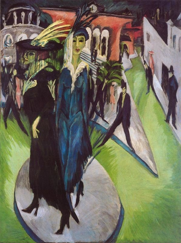 Potsdamer Platz von Ernst Ludwig Kirchner