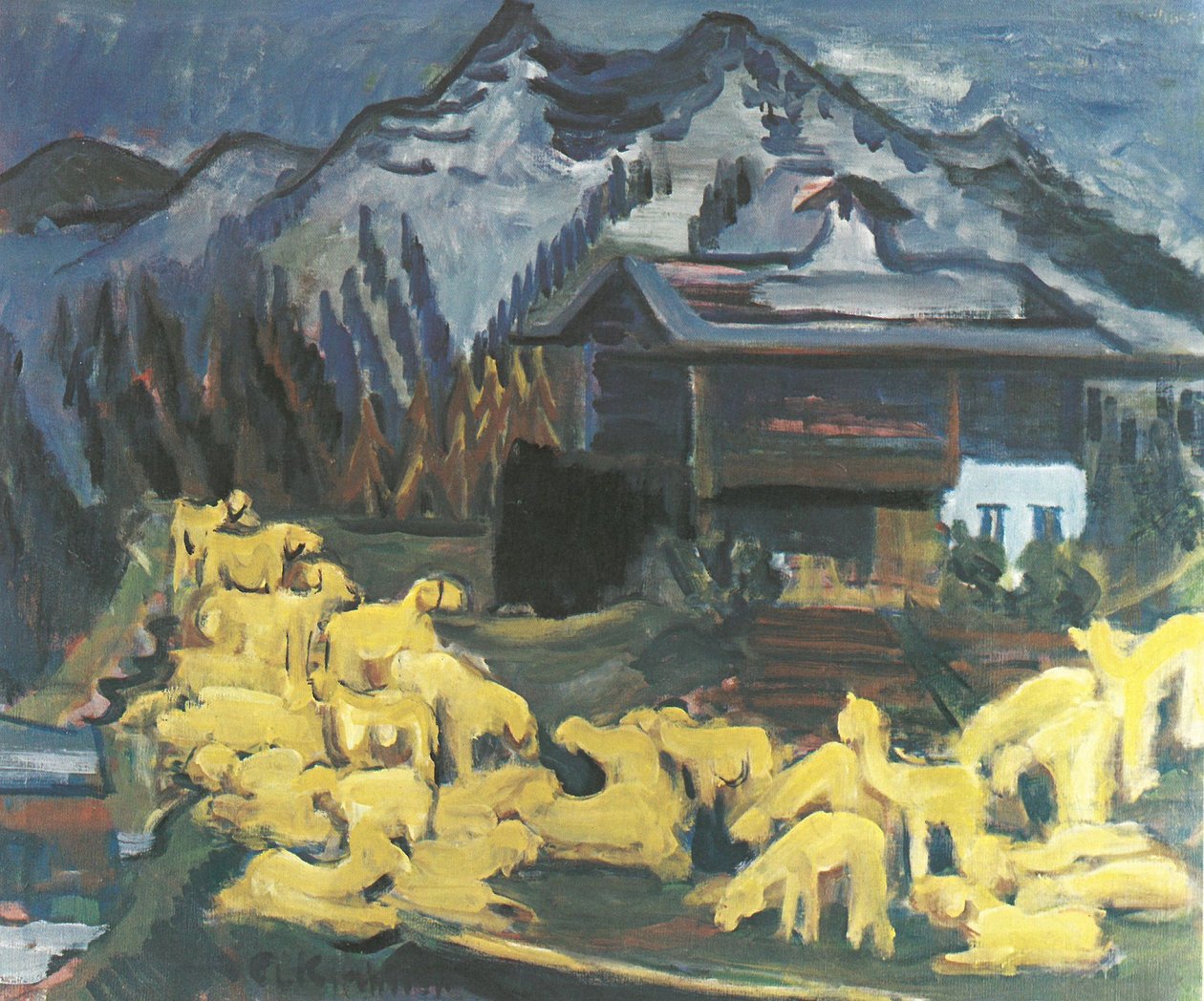 Schafherden von Ernst Ludwig Kirchner