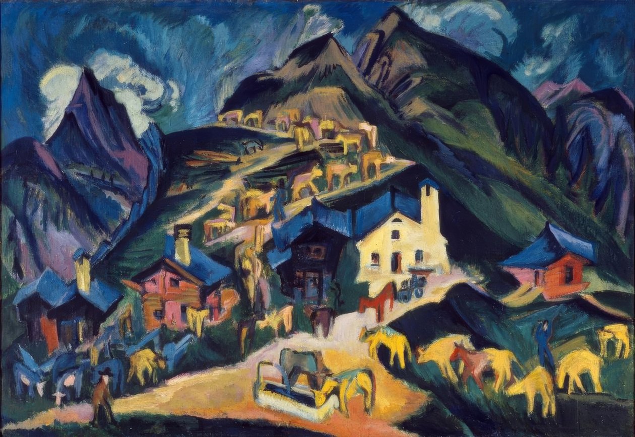 Alpauftrieb von Ernst Ludwig Kirchner