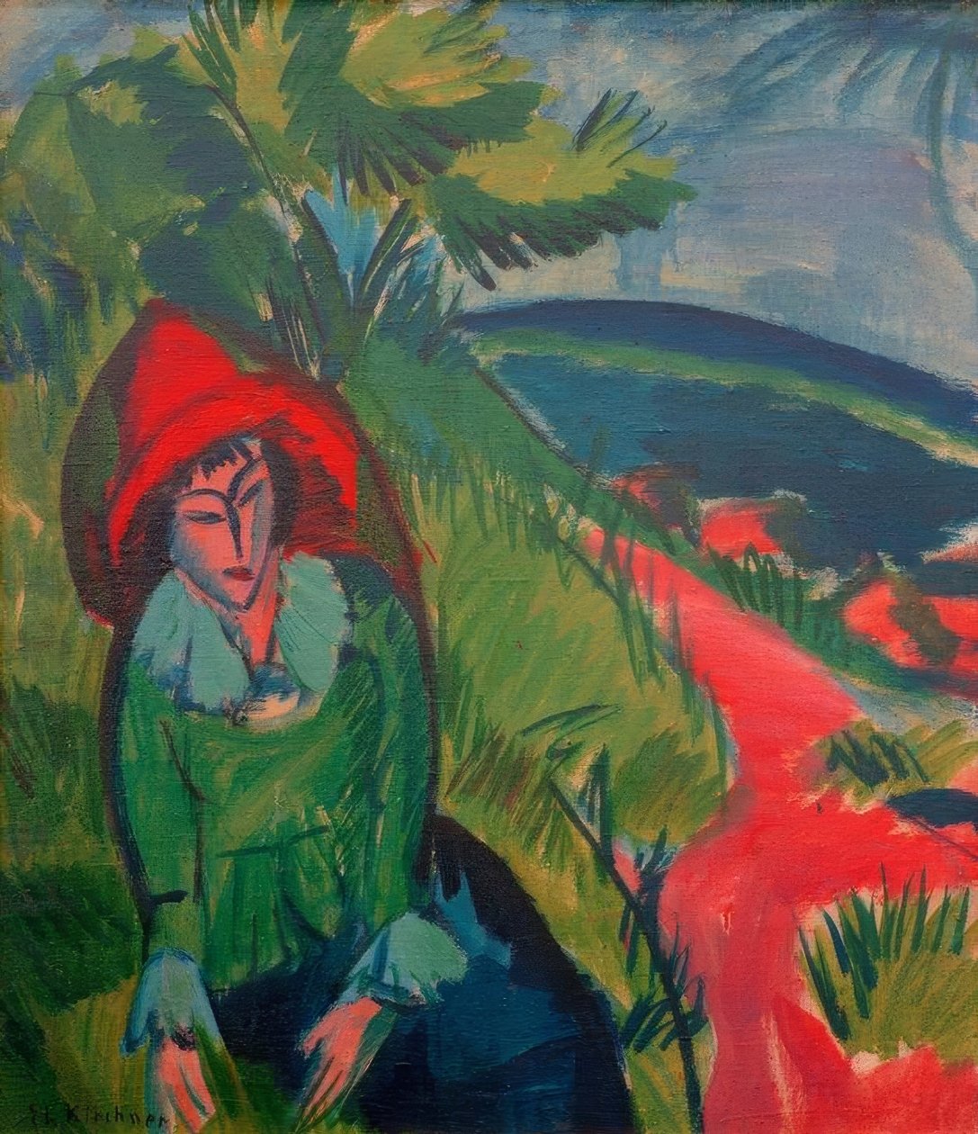 Erna auf Fehmarn von Ernst Ludwig Kirchner