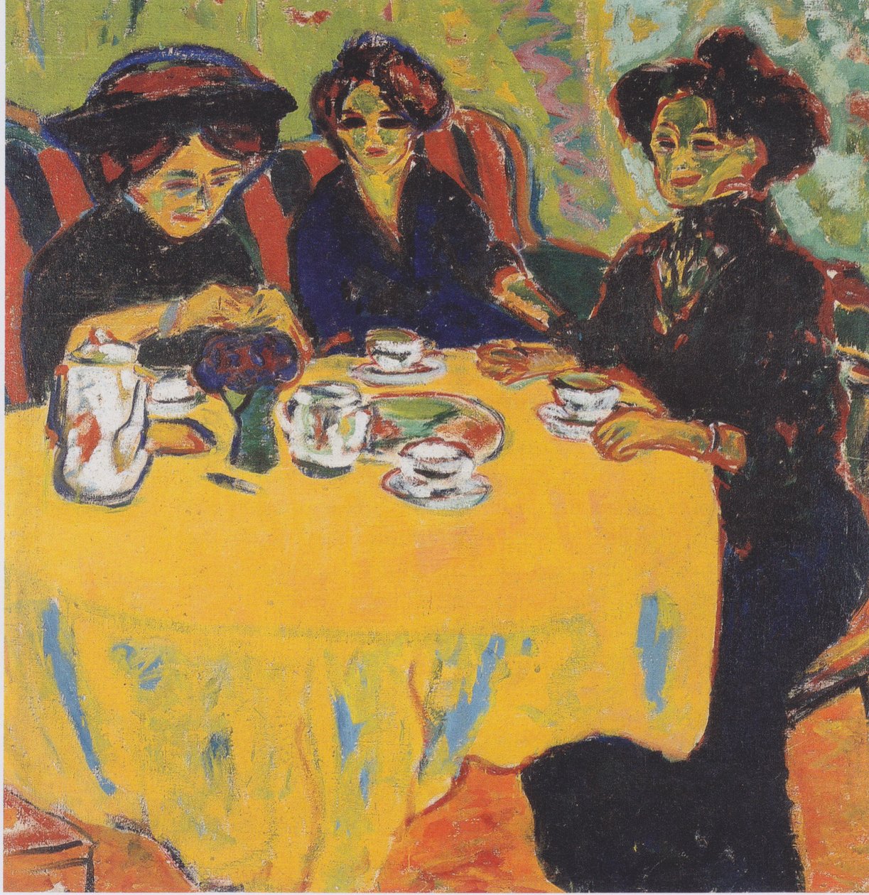 Kaffetafel von Ernst Ludwig Kirchner
