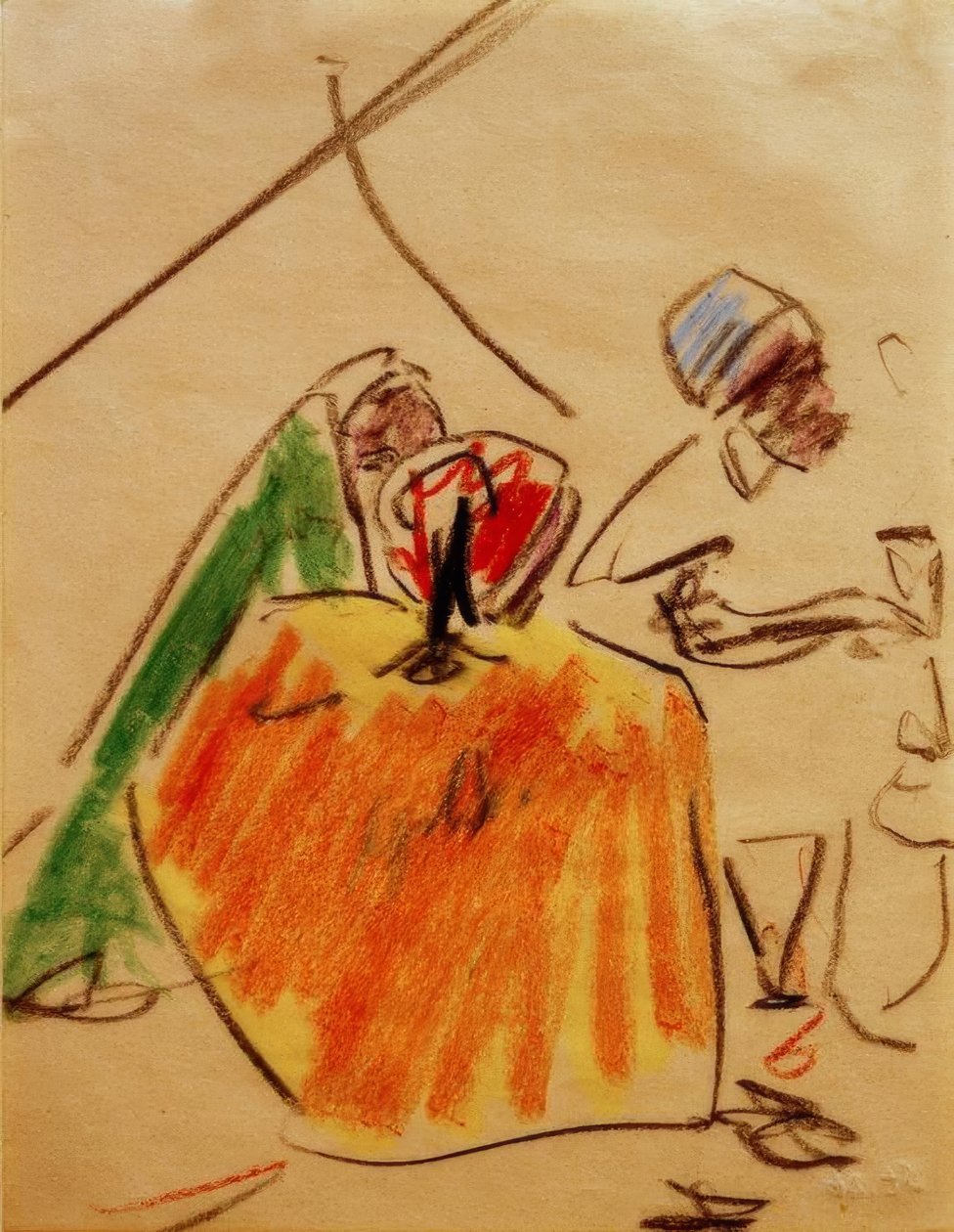 Marokkaner von Ernst Ludwig Kirchner