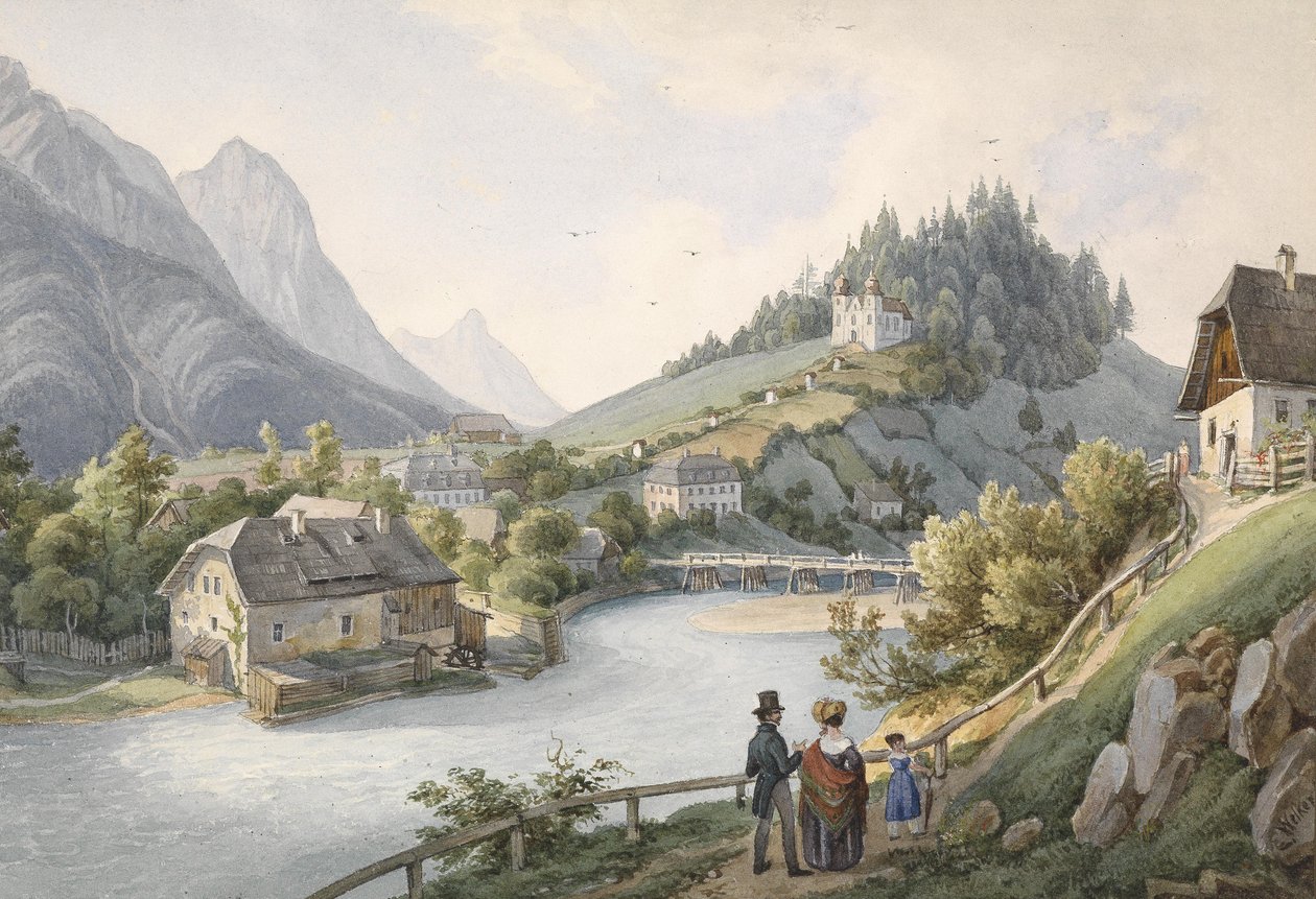 Motiv aus Bad Ischl von Ernst Welker