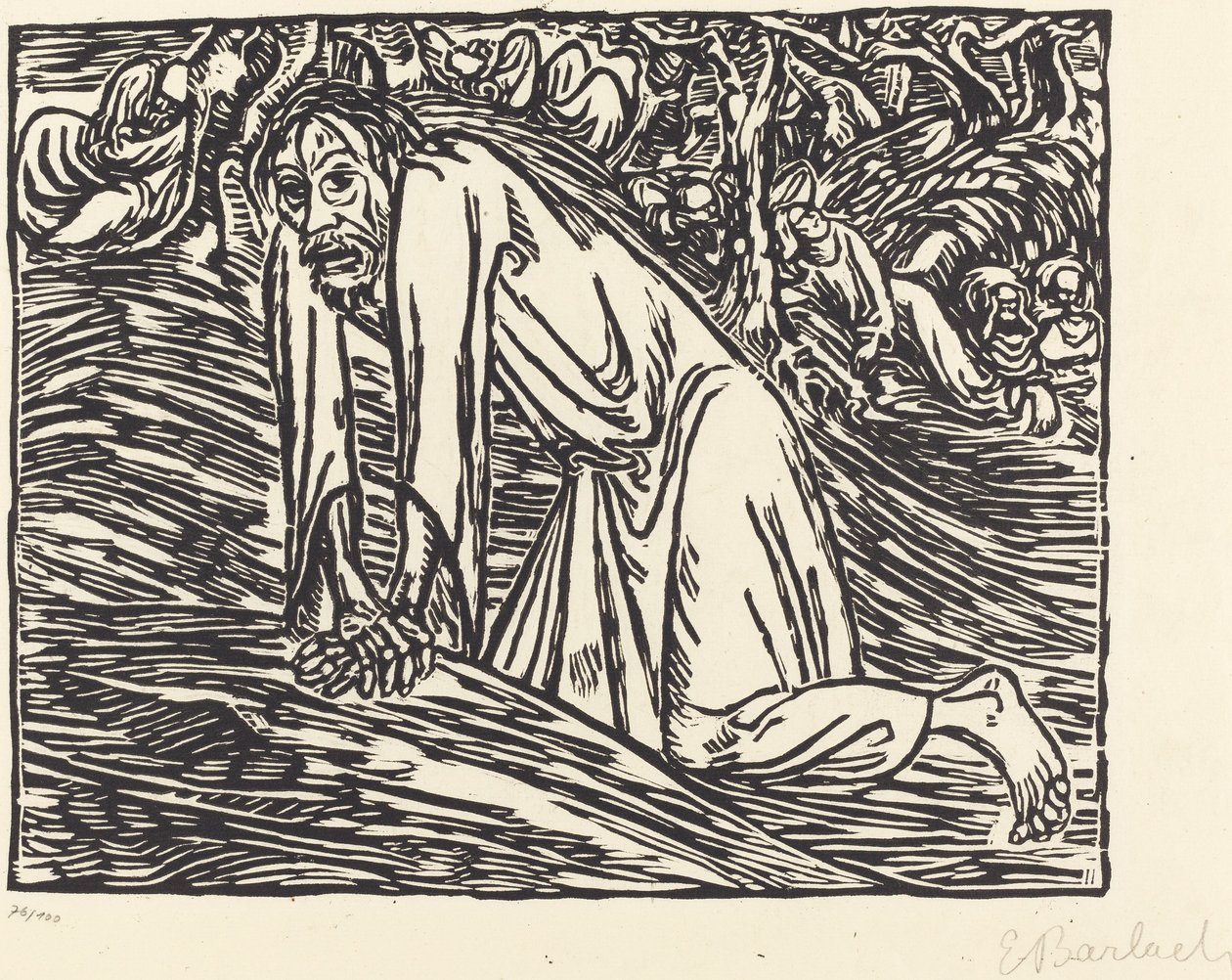 Christus in Gethsemane von Ernst Barlach