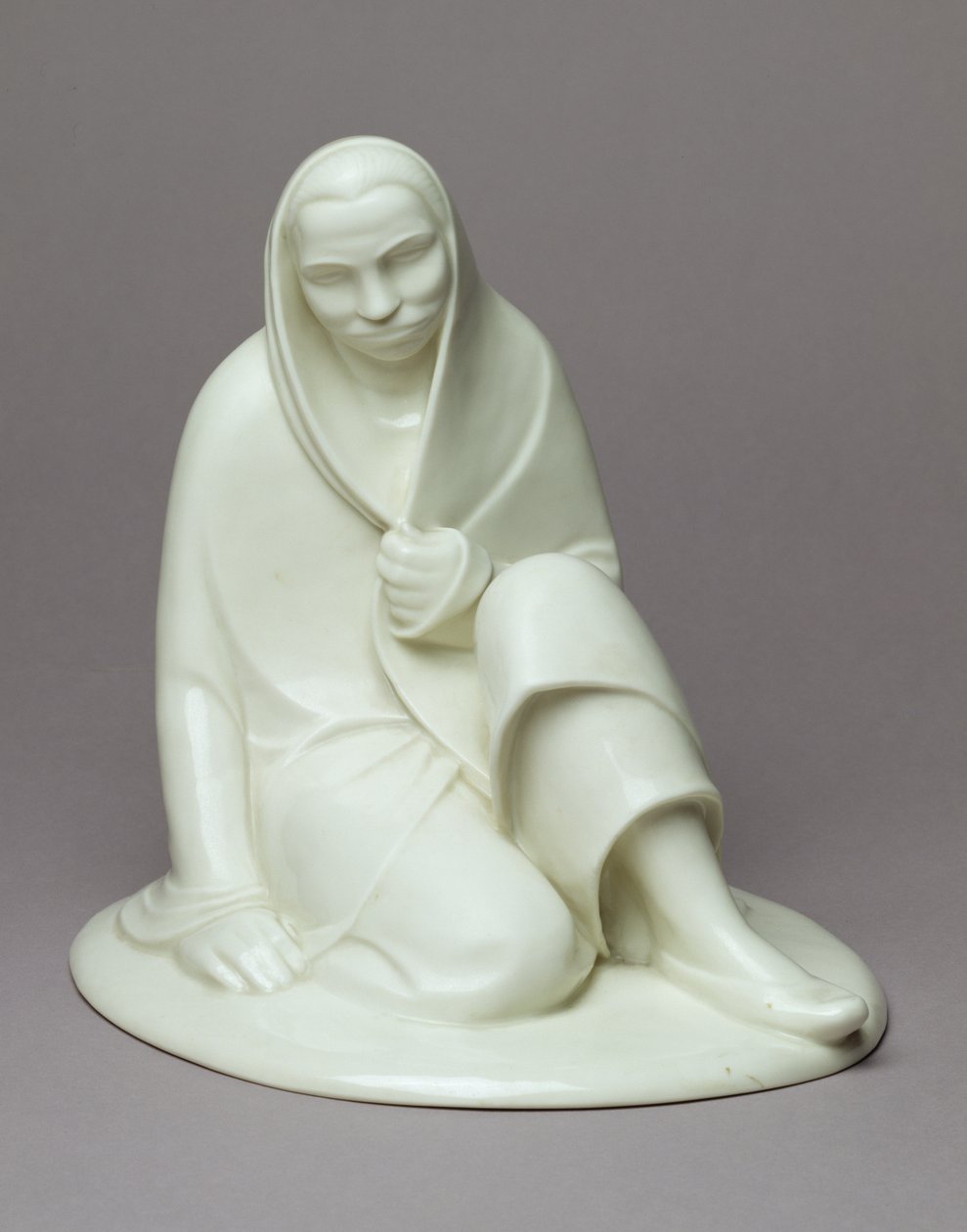 Sitzendes Mädchen, 1907-08 von Ernst Barlach