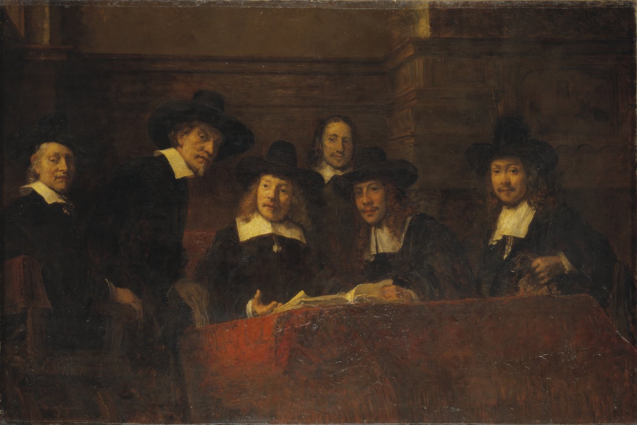 Staalmeesters, nach Rembrandt von Ernst Josephson