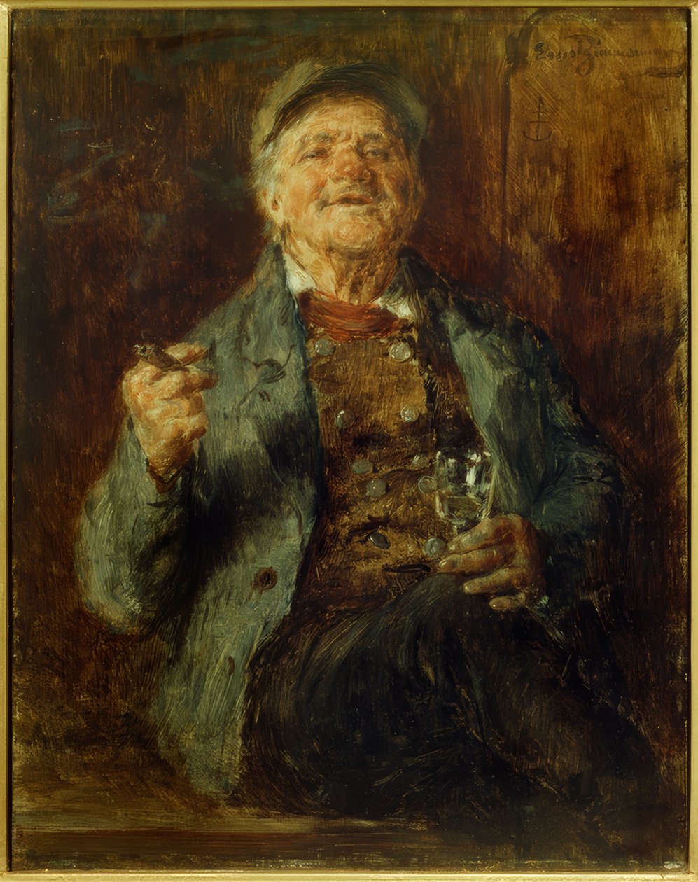 Trinkender Bauer von Ernst Karl Georg Zimmermann