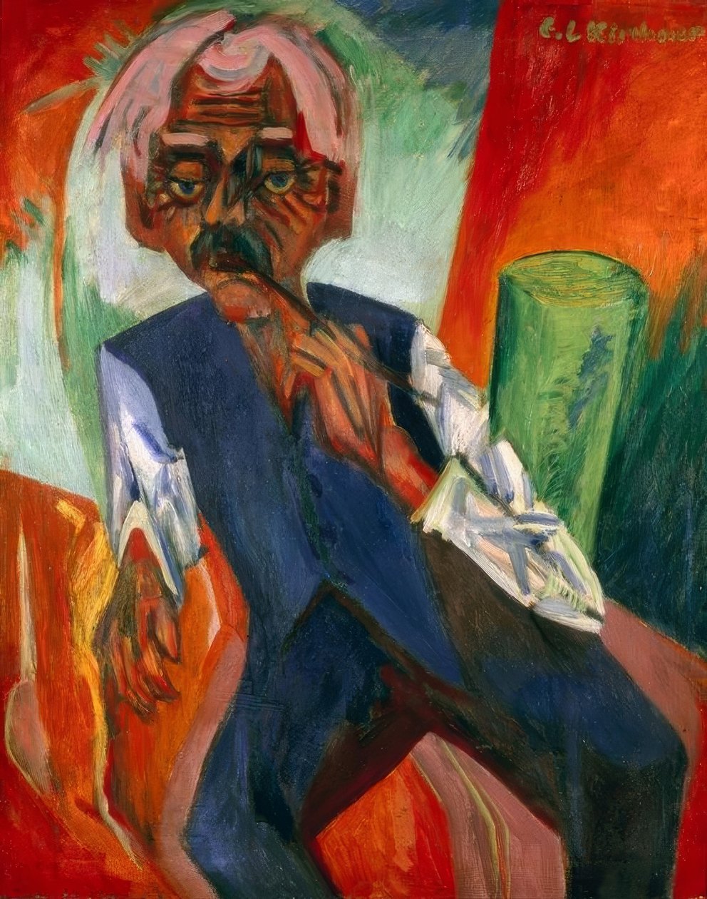 Alter Bauer von Ernst Ludwig Kirchner