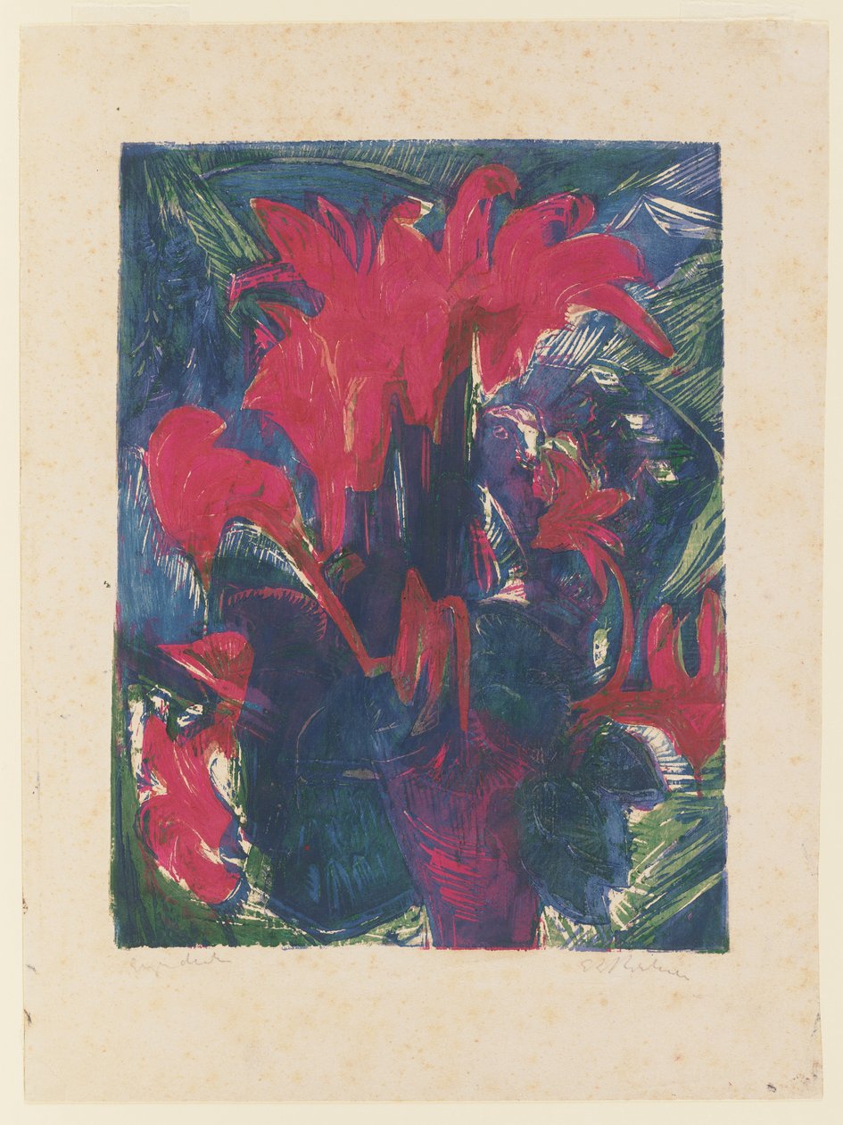 Alpenveilchen von Ernst Ludwig Kirchner
