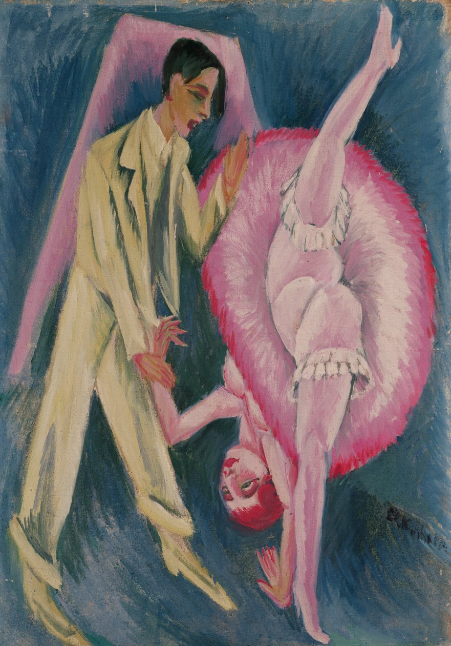 Tanzendes Paar von Ernst Ludwig Kirchner
