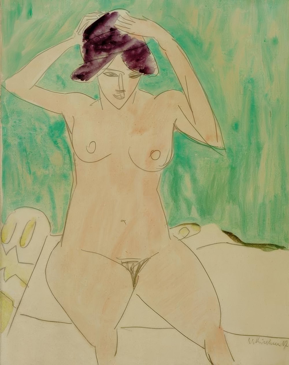 Frau mit Hut – Dodo von Ernst Ludwig Kirchner