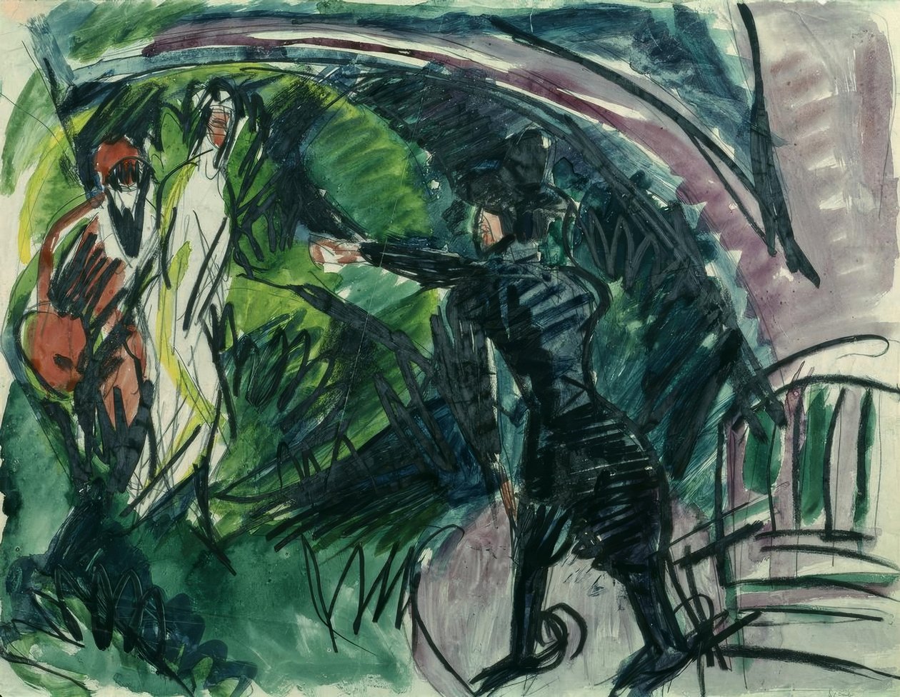 Pantomime Reimann I von Ernst Ludwig Kirchner