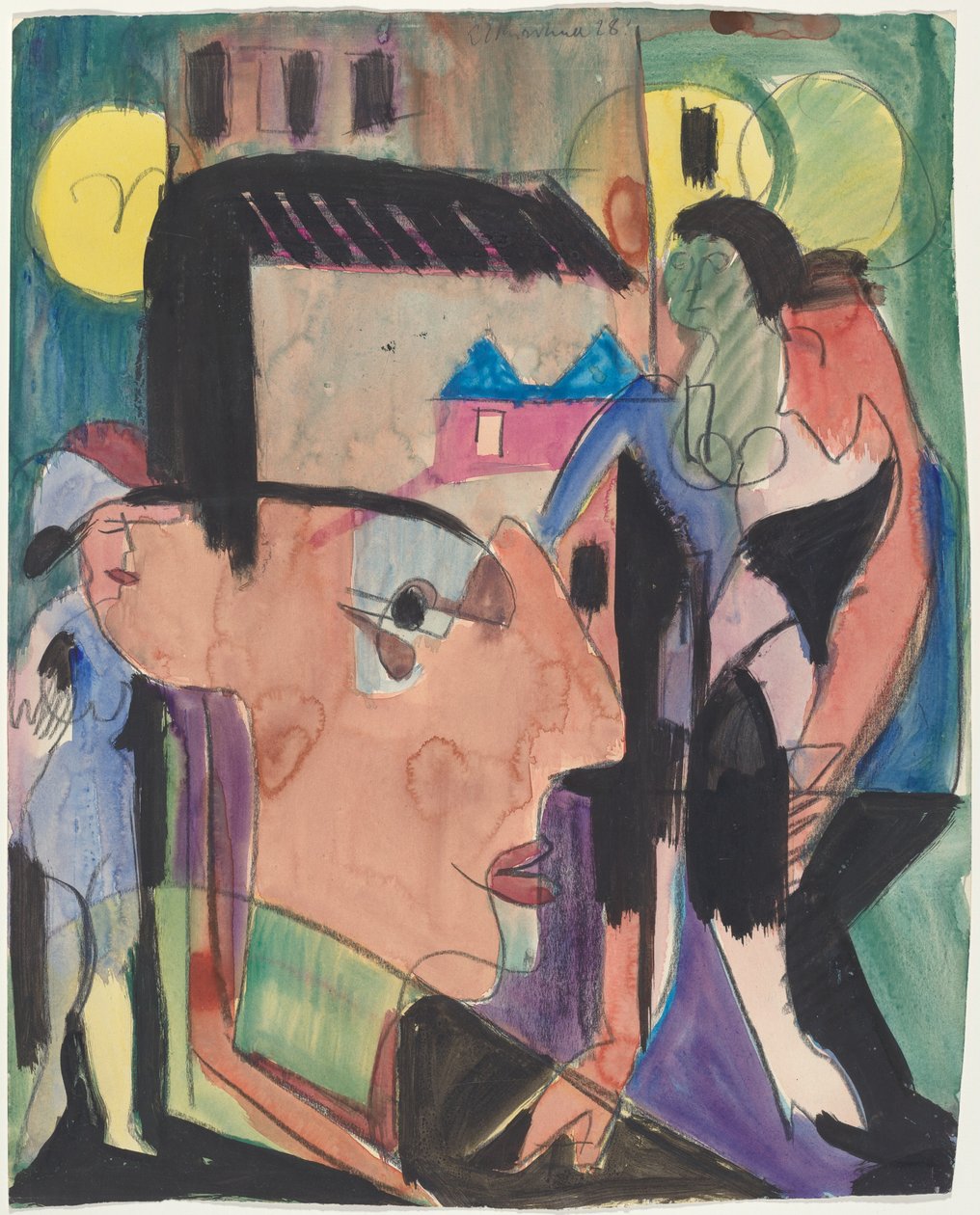 Selbstporträt von Ernst Ludwig Kirchner