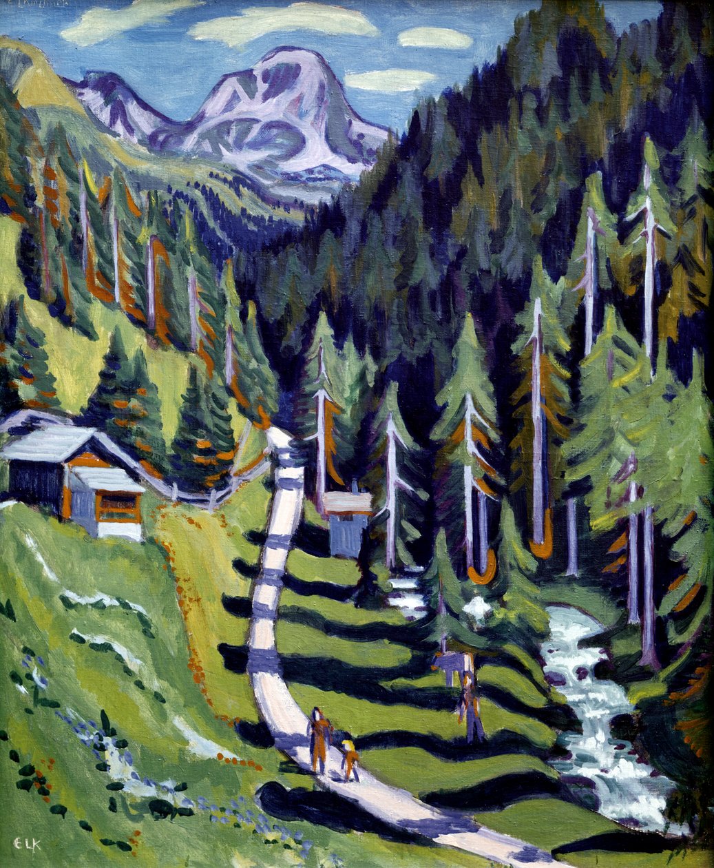 Sertig Tal. 1937. von Ernst Ludwig Kirchner