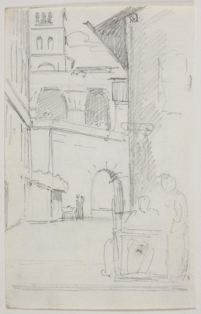 Studie zu "Der Briefschreiber und das Mädchen" von Ernst Meyer