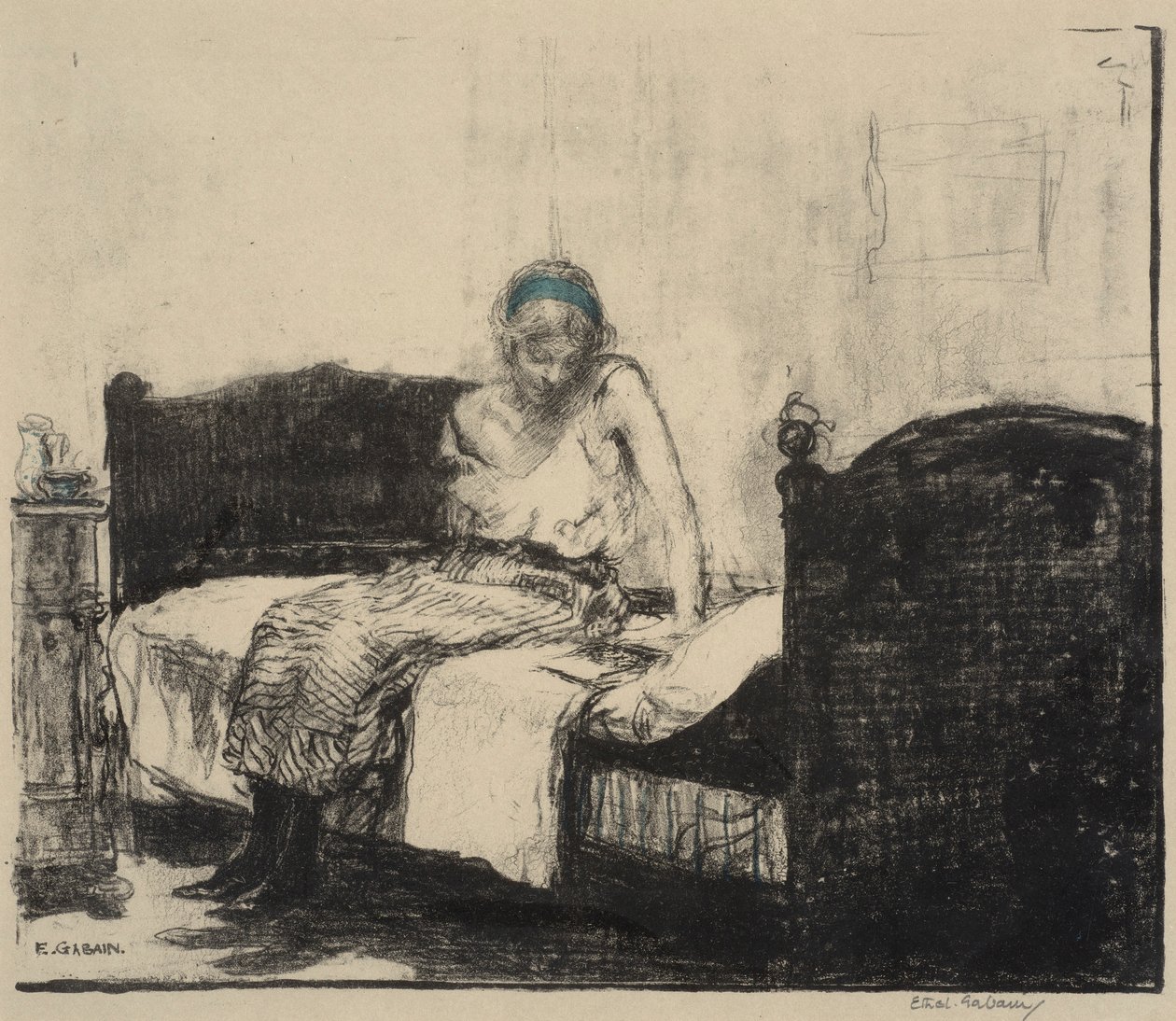 Der gestreifte Unterrock von Ethel Gabain