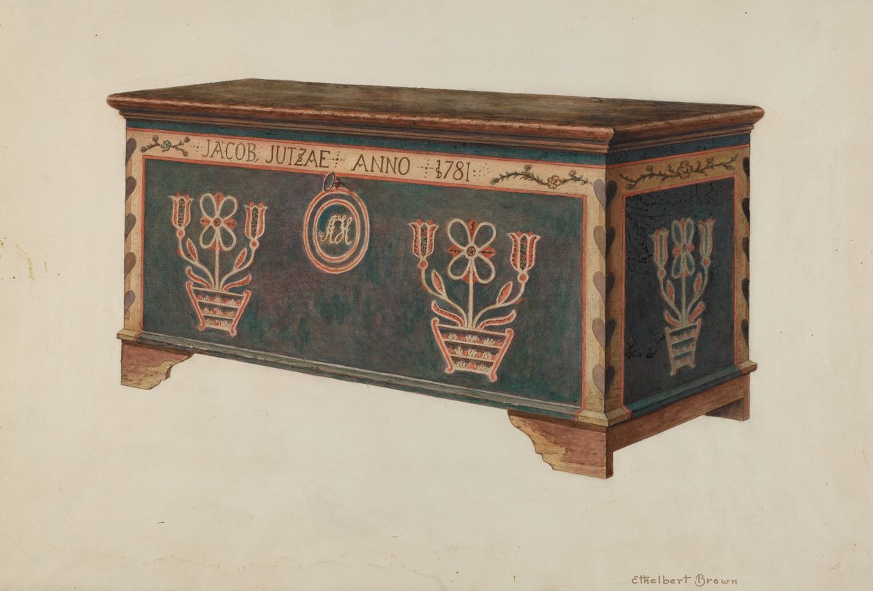 Truhe von Ethelbert Brown