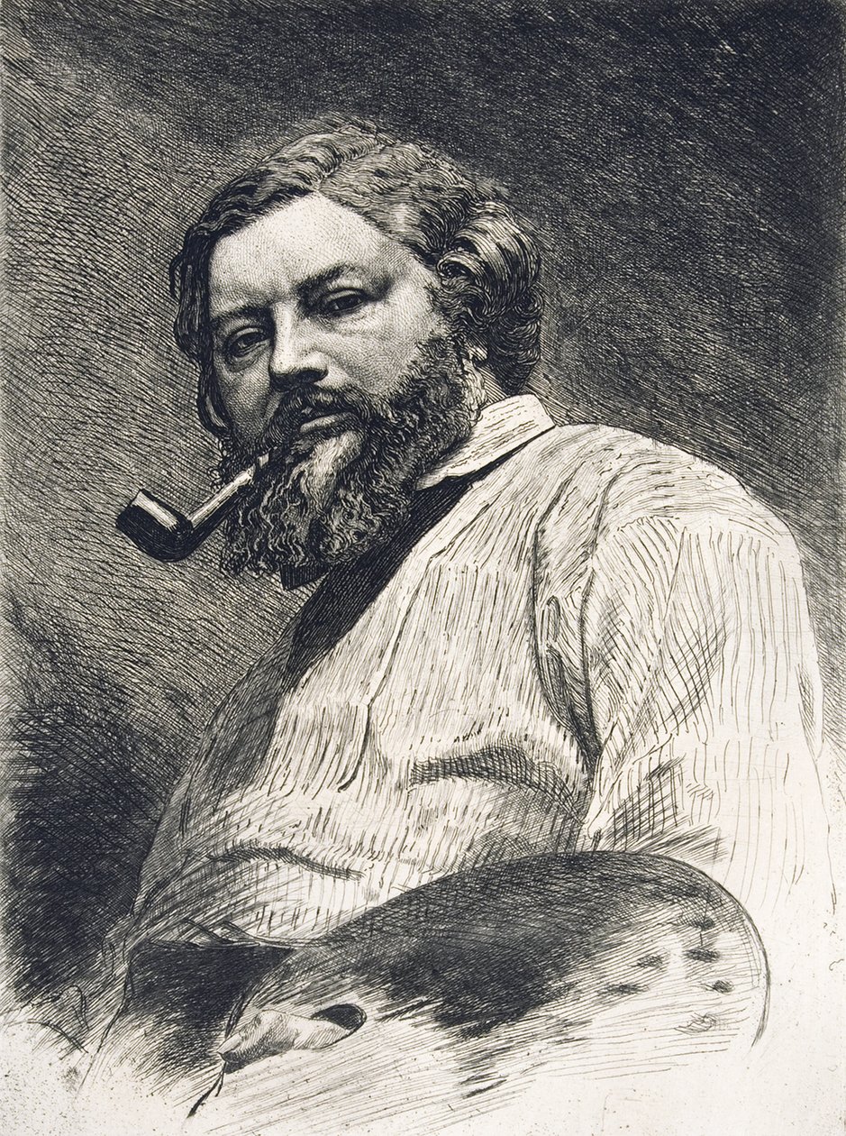 Gustave Courbet, 1882 von Etienne Gabriel Bocourt