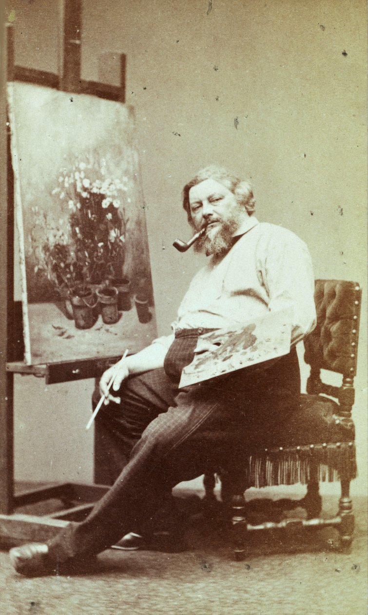 Gustave Courbet, 1860er Jahre von Etienne Carjat