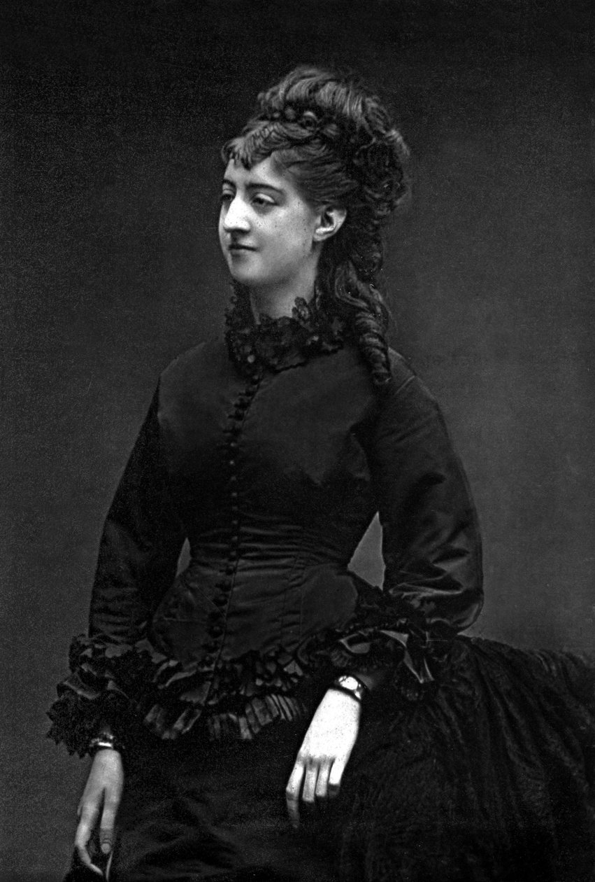 Hyacinthe Derval, französische Komikerin von Etienne Carjat