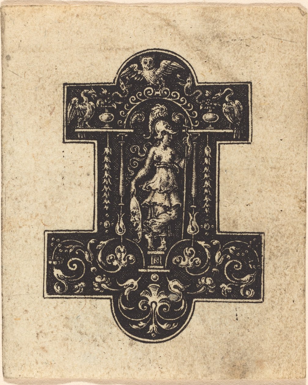 Minerva stehend von Etienne Delaune