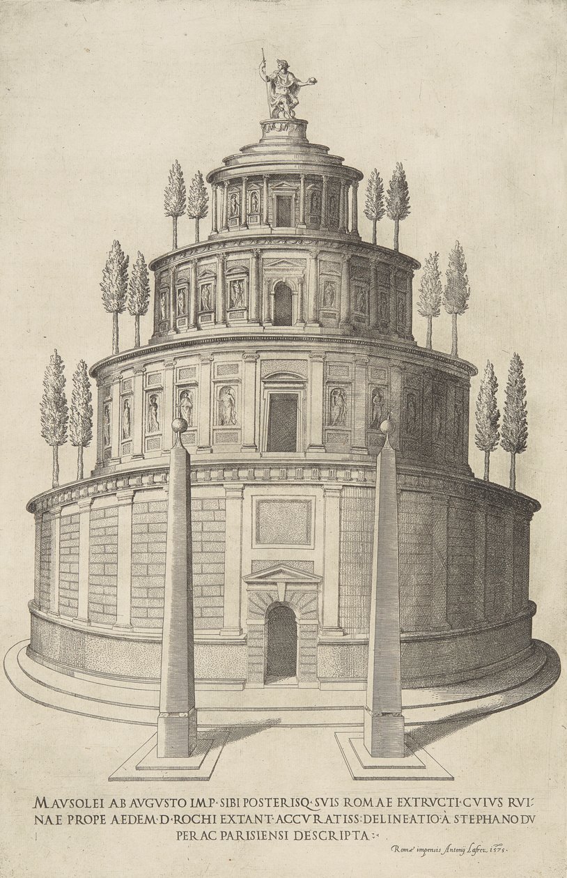 Mausolei Ab Augusto Imp von Etienne Duperac