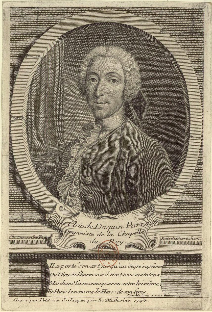 Louis-Claude Daquin von Etienne Jehandier Desrochers