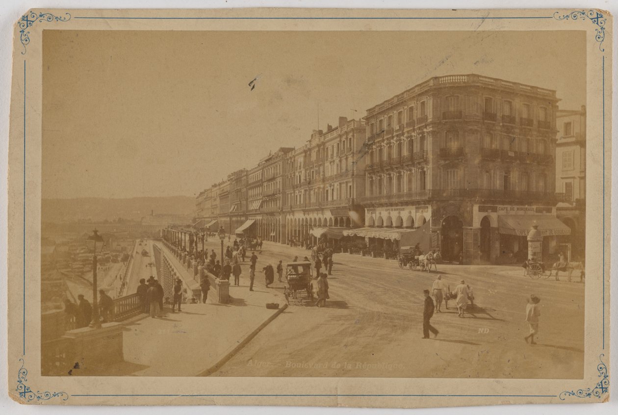 Alger - Boulevard de la République von Etienne Neurdein