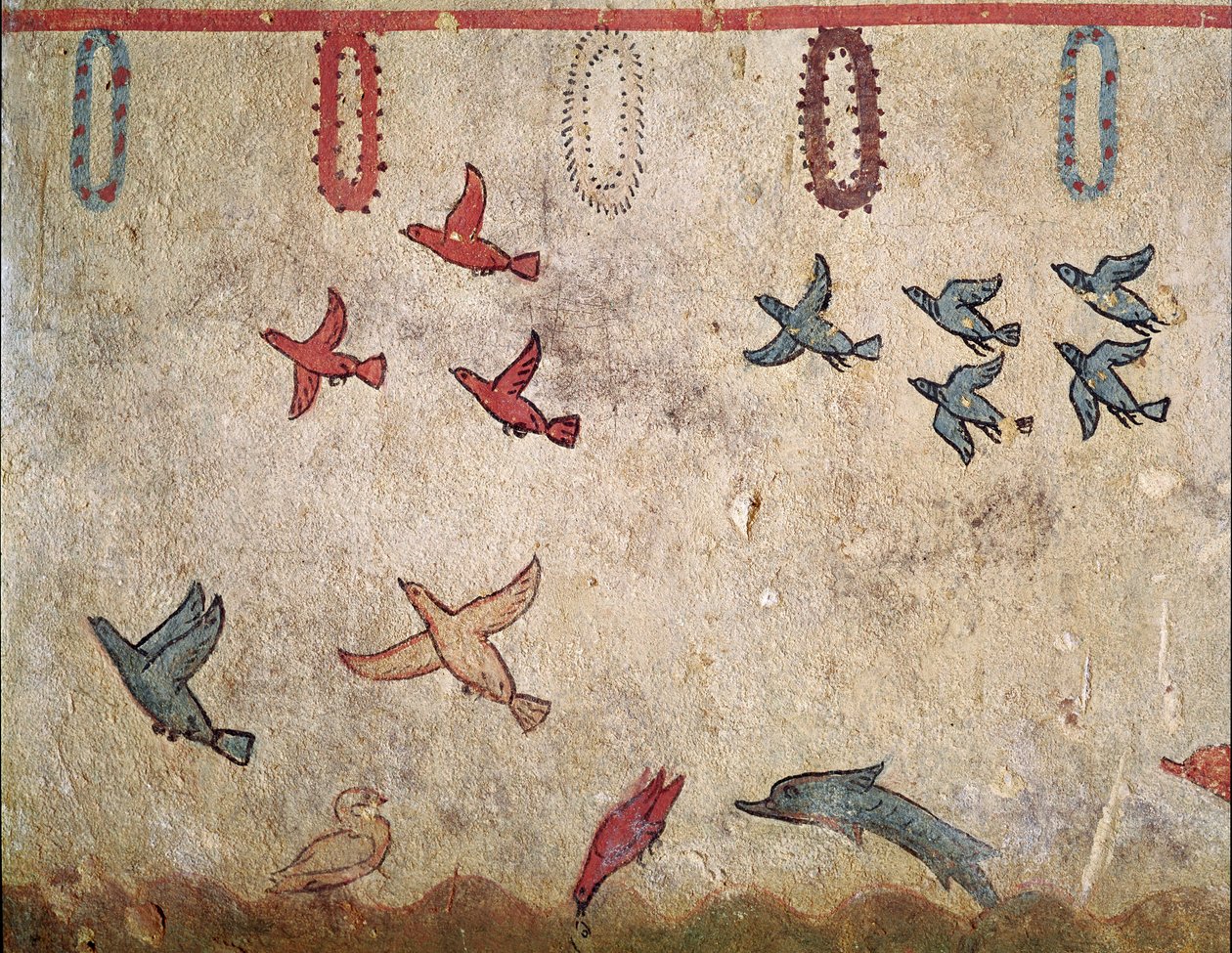 Ein Vogelflug (Detail) von Etruscan