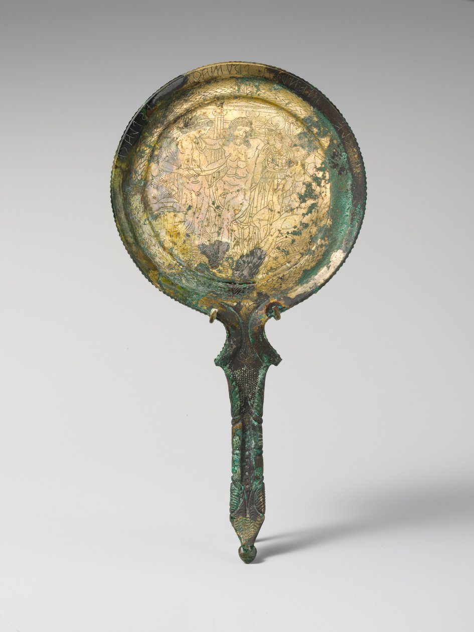 Spiegel, frühes 3. Jahrhundert v. Chr. (Bronze) von Etruscan Etruscan
