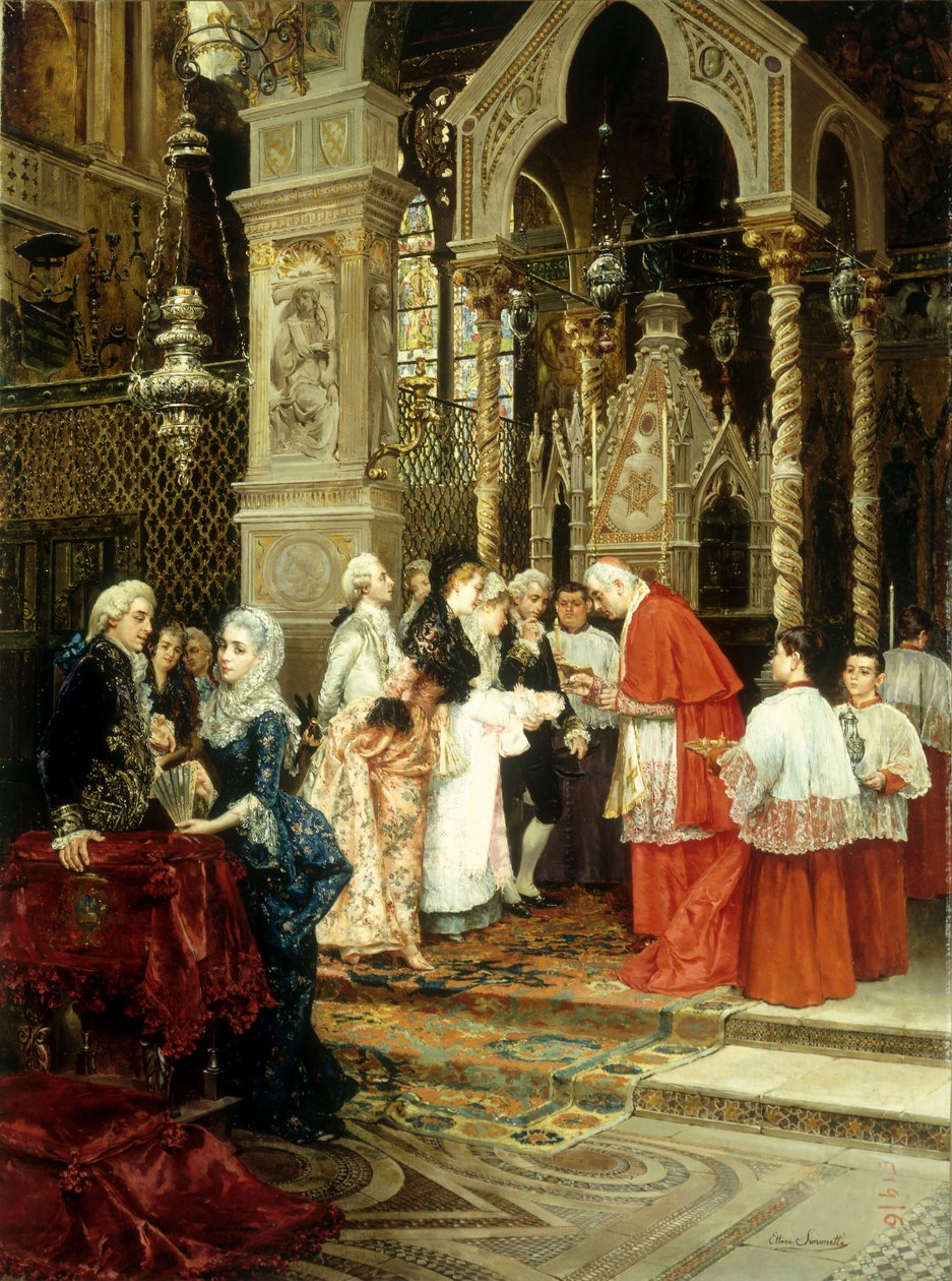 Die Taufe von Ettore Simonetti