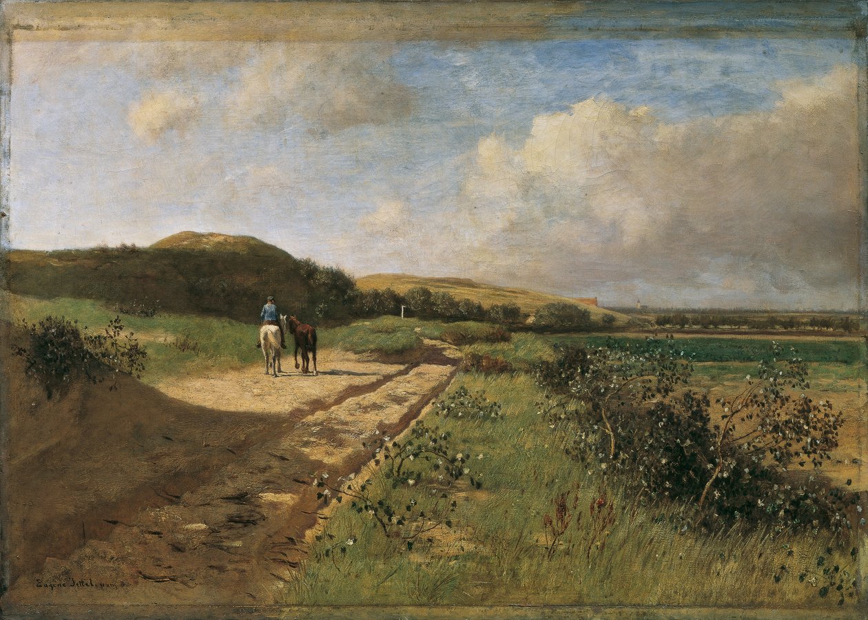 Dünen bei Katwijk von Eugen Jettel