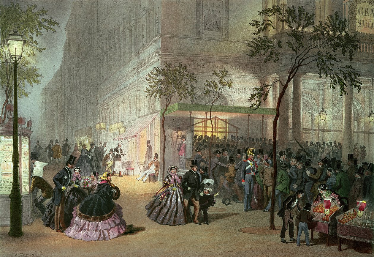 Eine Schlange am Théâtre de l