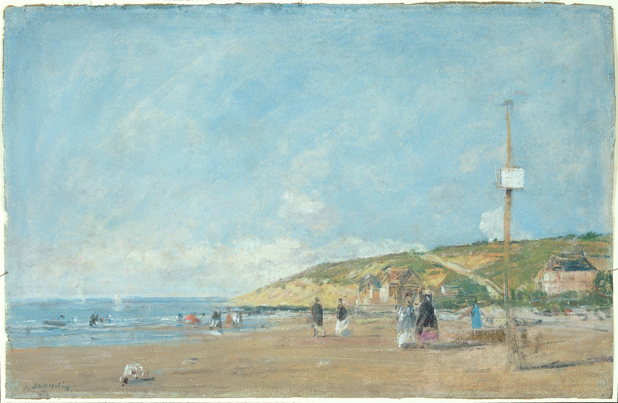 Eine Küste von Eugene Louis Boudin
