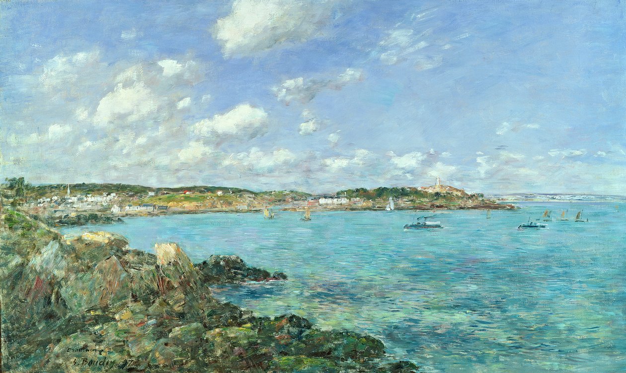 Die Bucht von Douarnenez, 1897 von Eugene Louis Boudin
