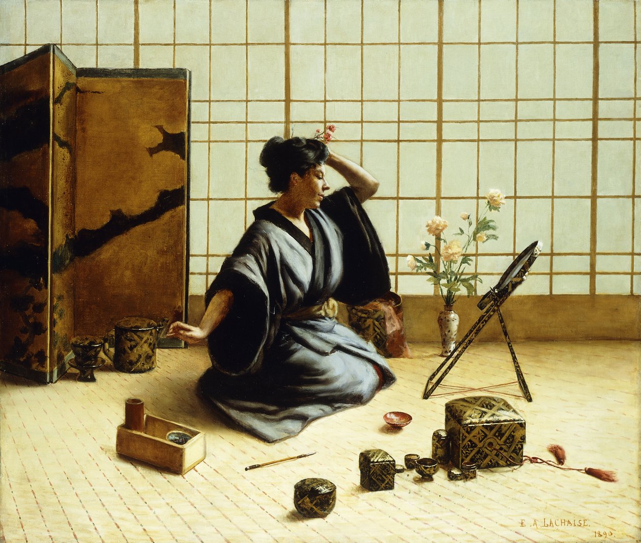 Das Geisha-Mädchen, 1890 von Eugene Armand Lachaise