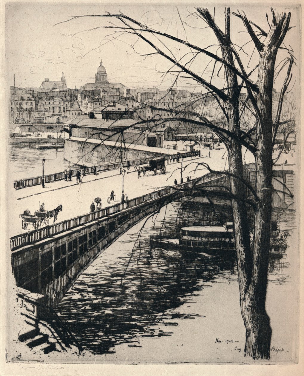 Die Leichenhalle, 1915 von Eugene Bejot